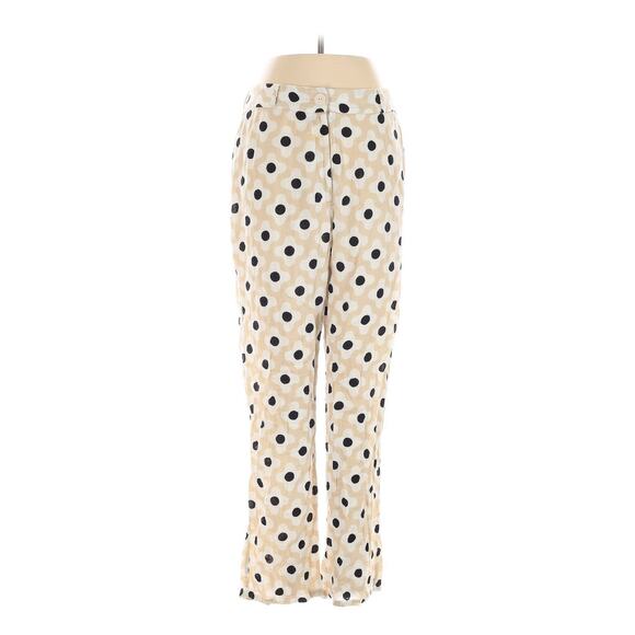 Dusen Dusen Tan Cream Printed Pants 6 - Picture 1 of 4